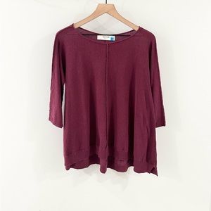 Anthropologie Sparrow Dolman Sleeve Tunic Purple Size Medium